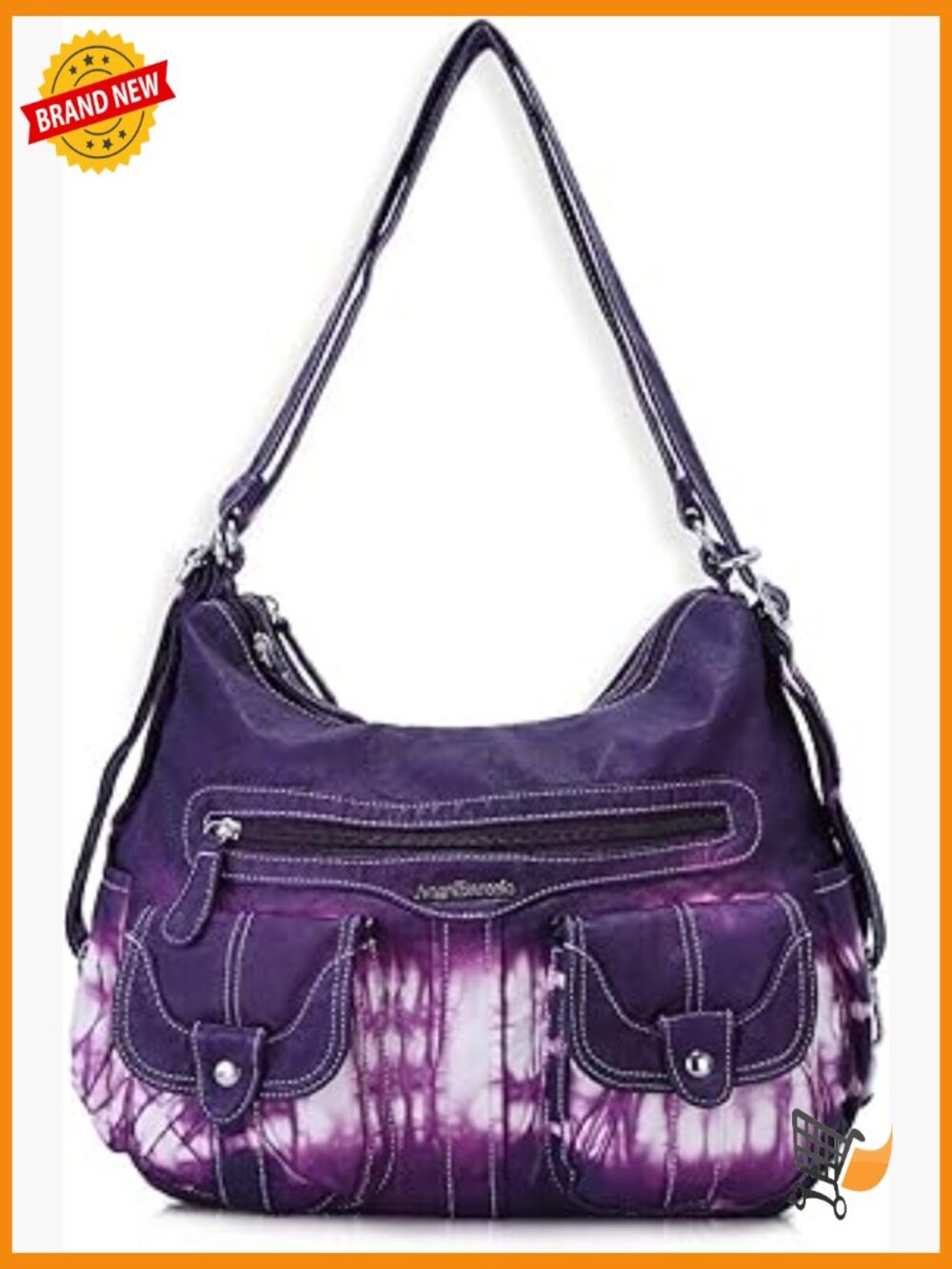 Multifunctional Soft Leather Handbag Purse Shoulder Hobo Backpack Crossbody
